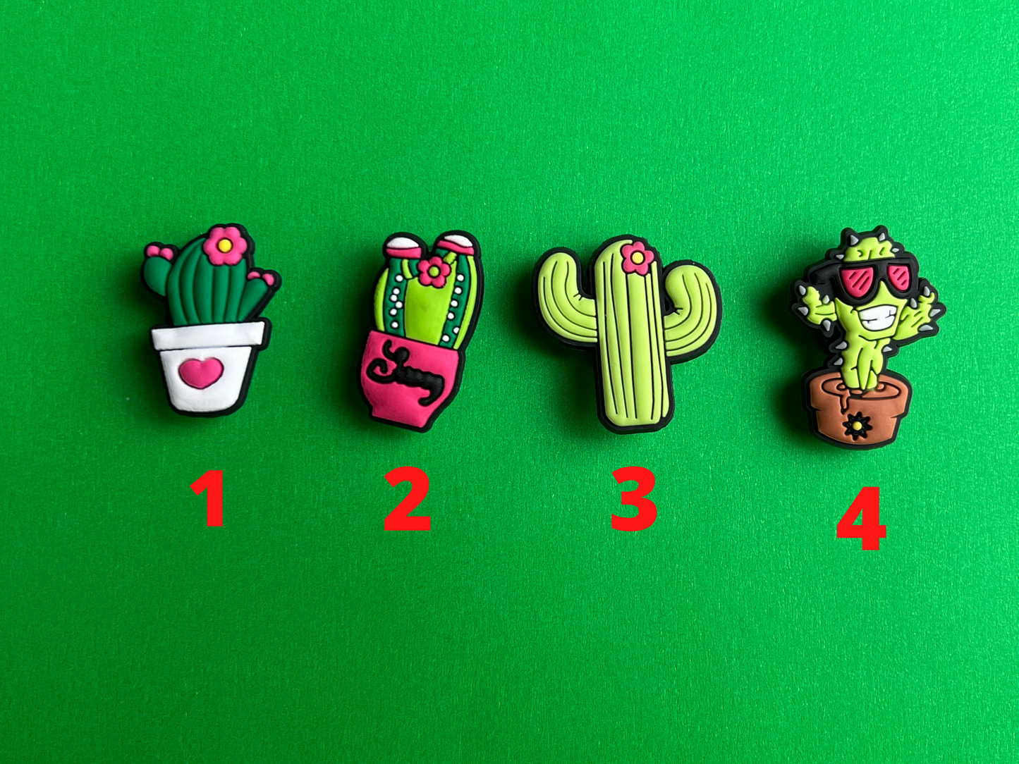 CACTUS Cute Shoe Charms - Plants Shoe Charms