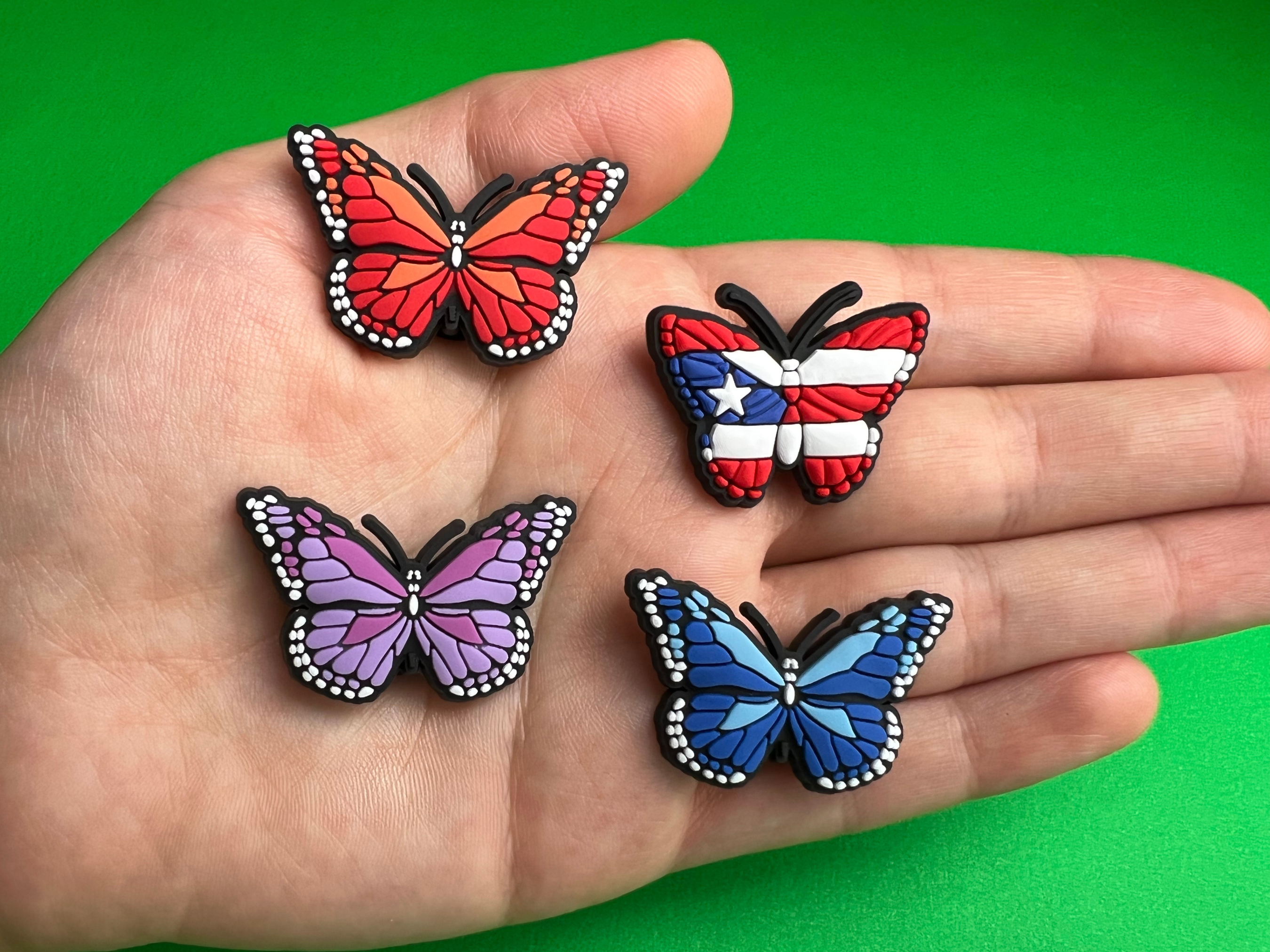 BUTTERFLY Shoe Charms - Cute Shoe Charms